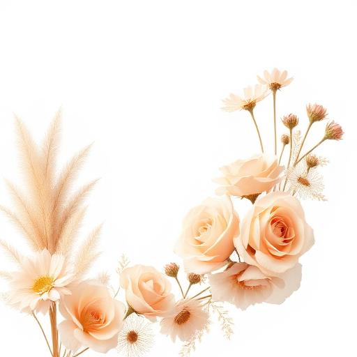 Elegante Trockenblumen als Hochzeitsdeko